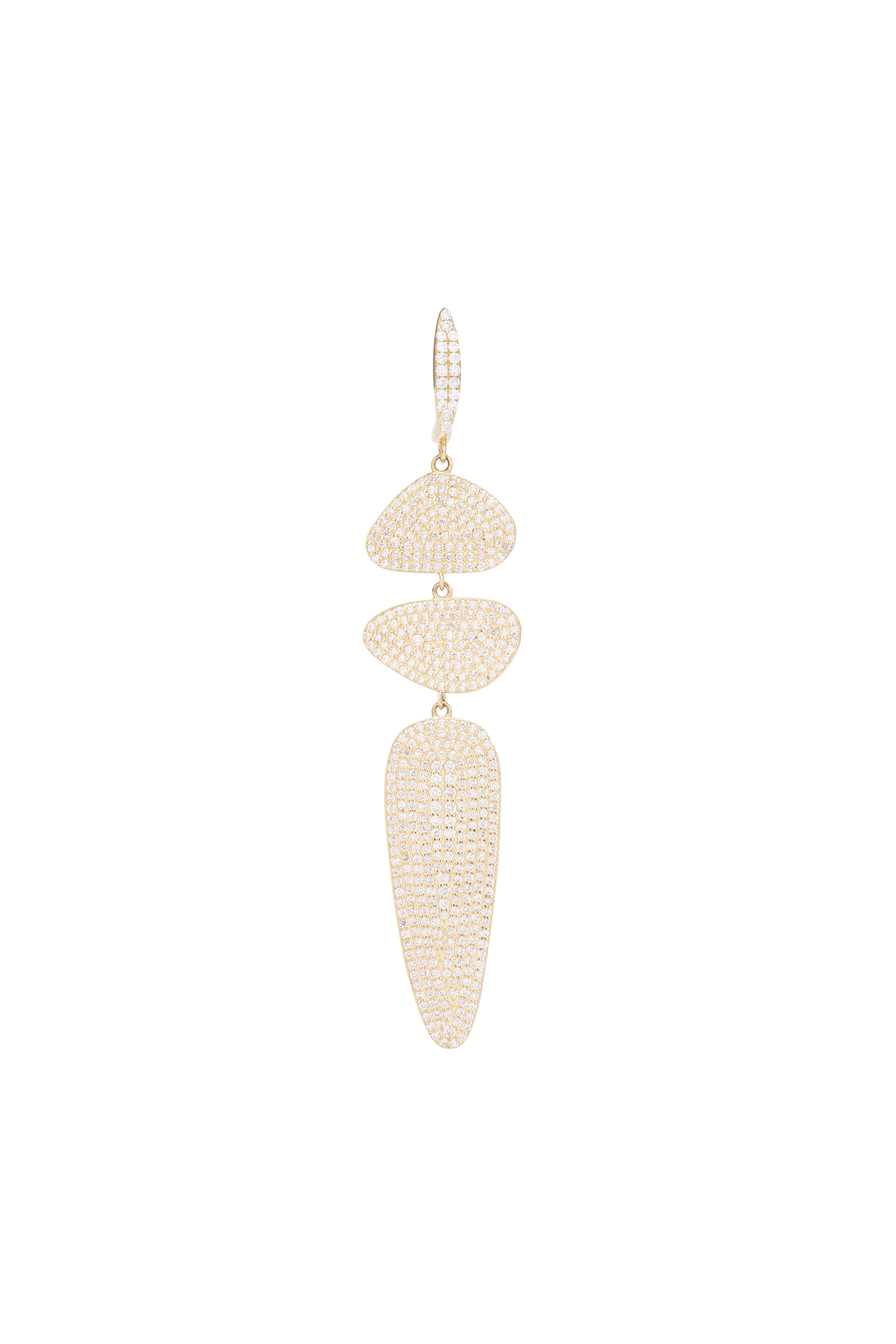 Kai Linz - Diamond Pique Drop Earrings - view 2