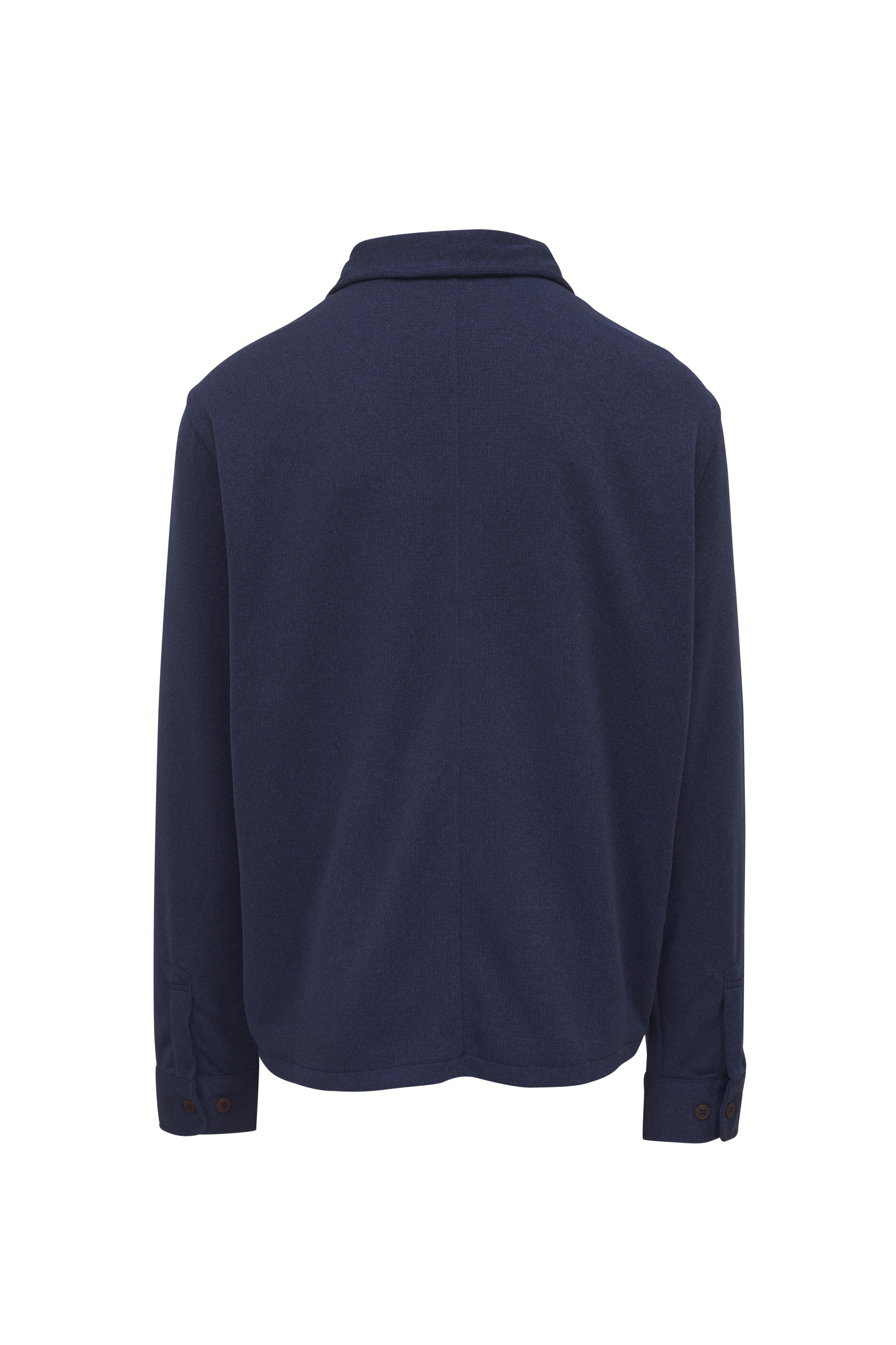 Peter Millar - Crown Navy Fleece Sweater Shirt Jacket