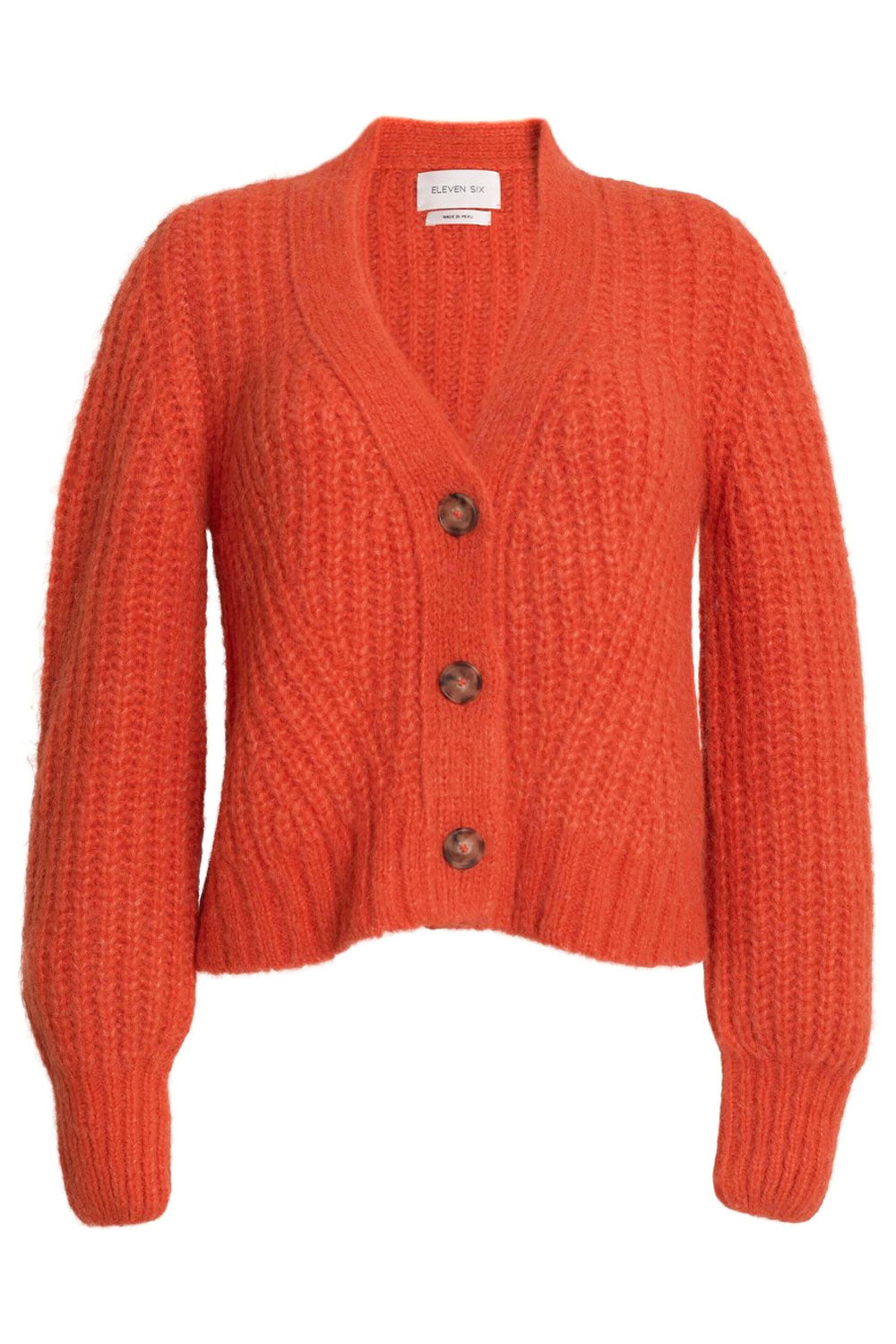 Eleven Six - Tangerine Knit Sara Cardigan