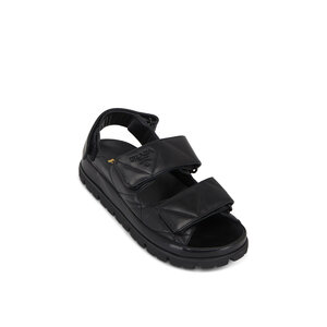 サンダル・ミュール Prada Two-Tone Fabric And Leather Sandals Prada Two-tone Leather Sandals | italist