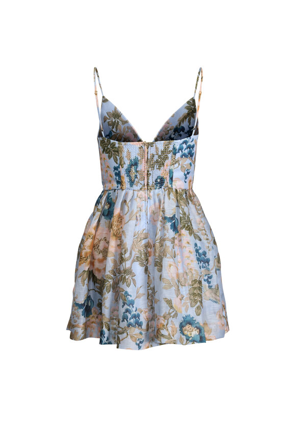 Cara Cara Miro Flora Meadow Light Blue Mini Dress - view 2