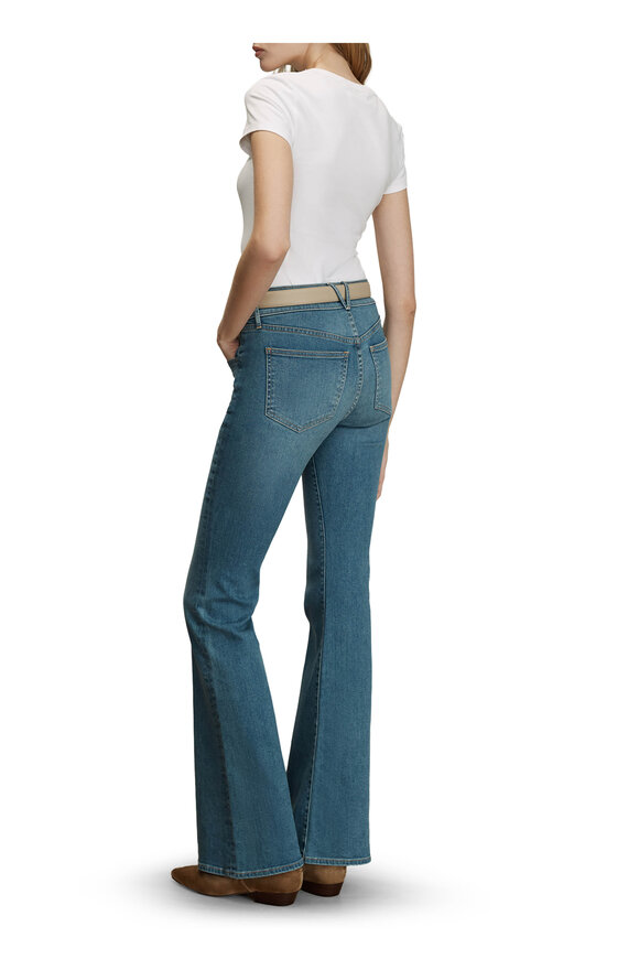 Veronica Beard Beverly Bandit Dust Mid-Rise Skinny Flare Jean - view 3