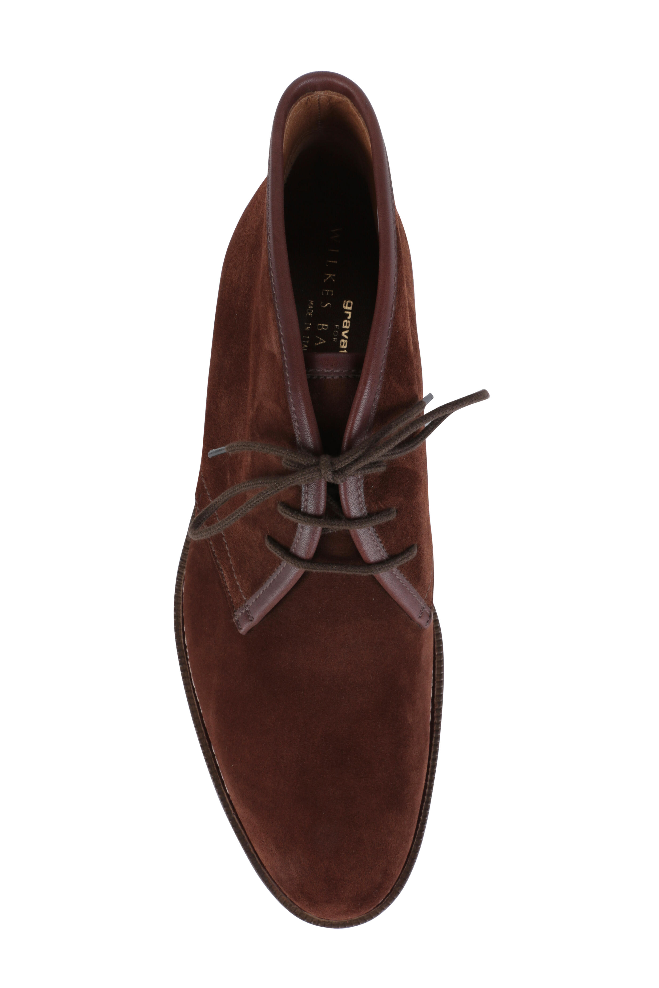 Gravati - Dark Brown Suede Chukka Boot | Mitchell Stores display picture 1