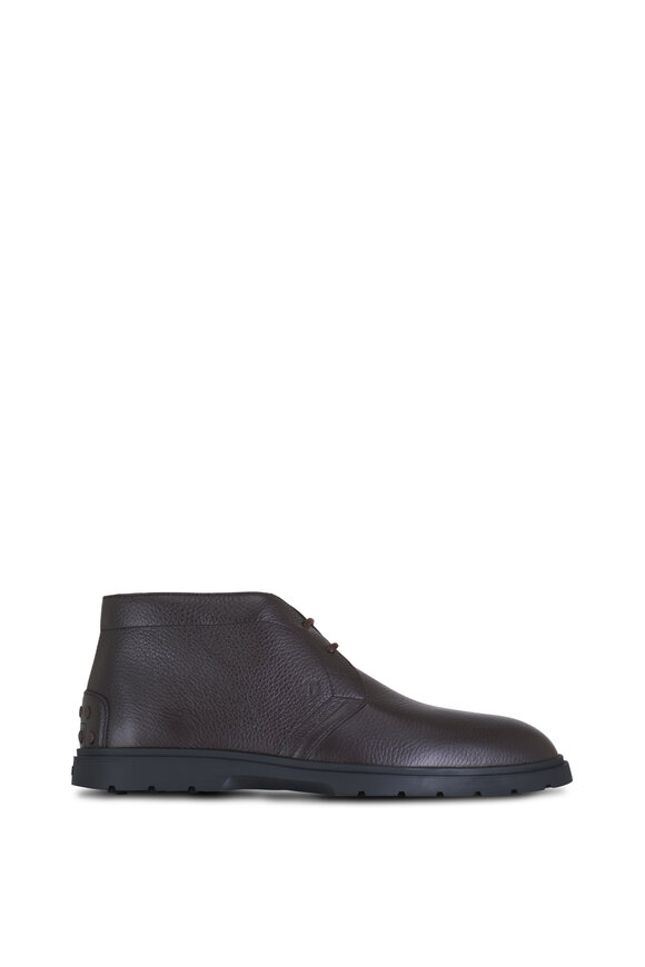 Tod's - Dark Brown Leather Chukka Boot