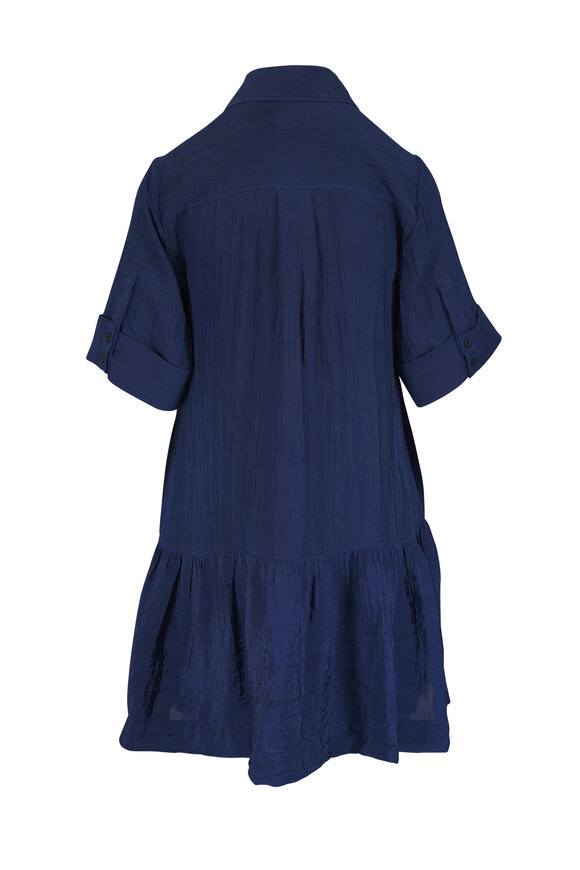Simkhai Crissy Midnight Blue Stretch Cotton Dress - view 3