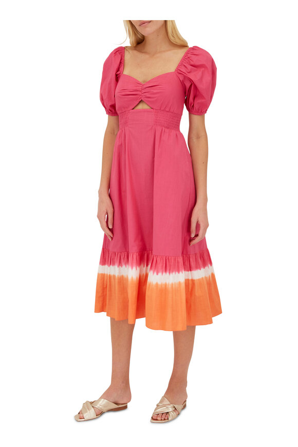 Sachin + Babi - Bri Fuchsia Dip Dye Dress