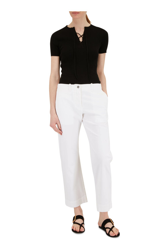 Nili Lotan - Tomboy White Pant