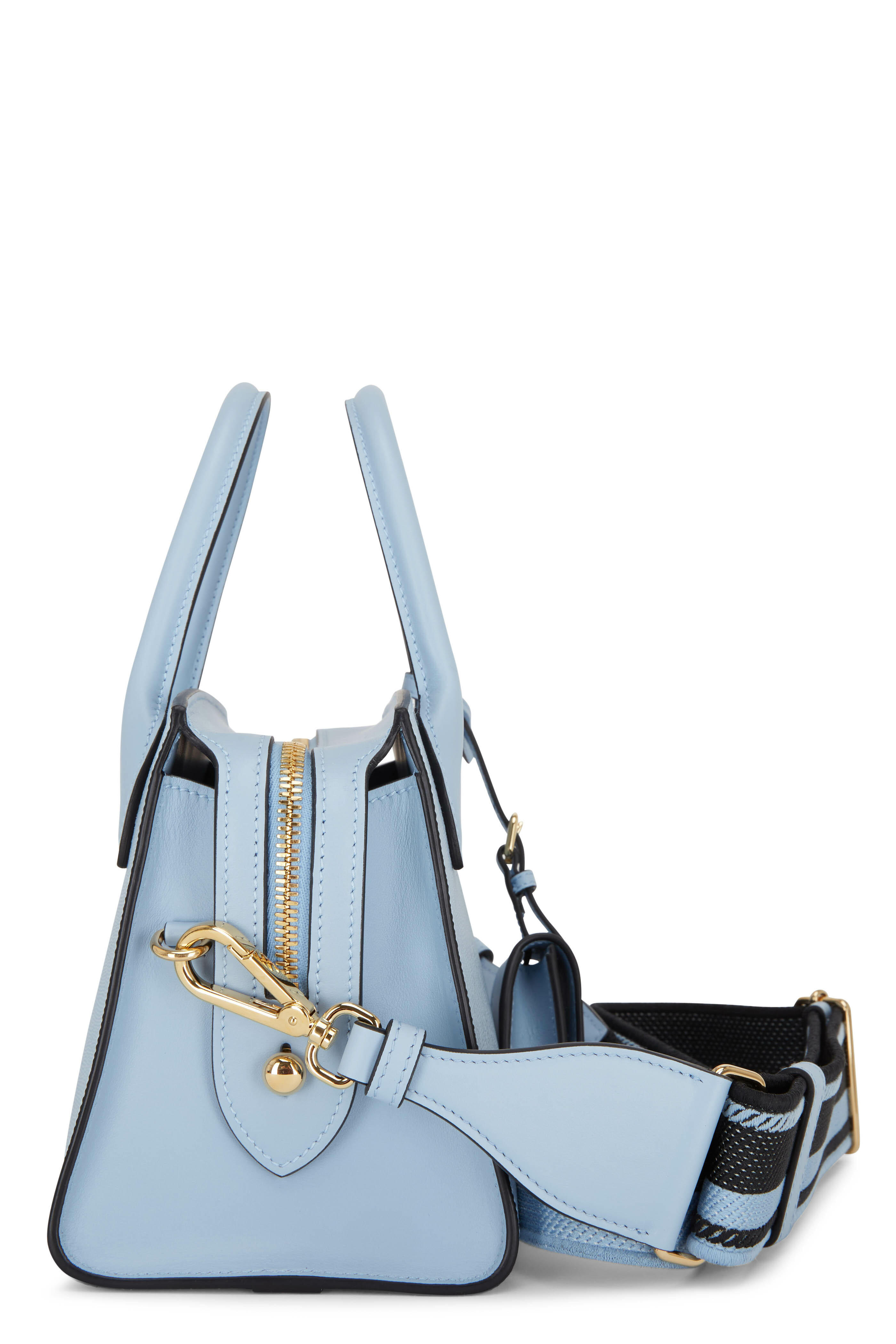 Prada Blue Saffiano Verinic Crossbody Bag