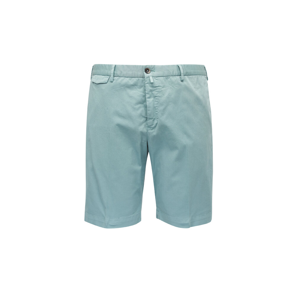 【SCENERITY】Two Tuck Cotton Bermuda Pants Crinkle Cotton Bermuda Shorts by Sea Breeze