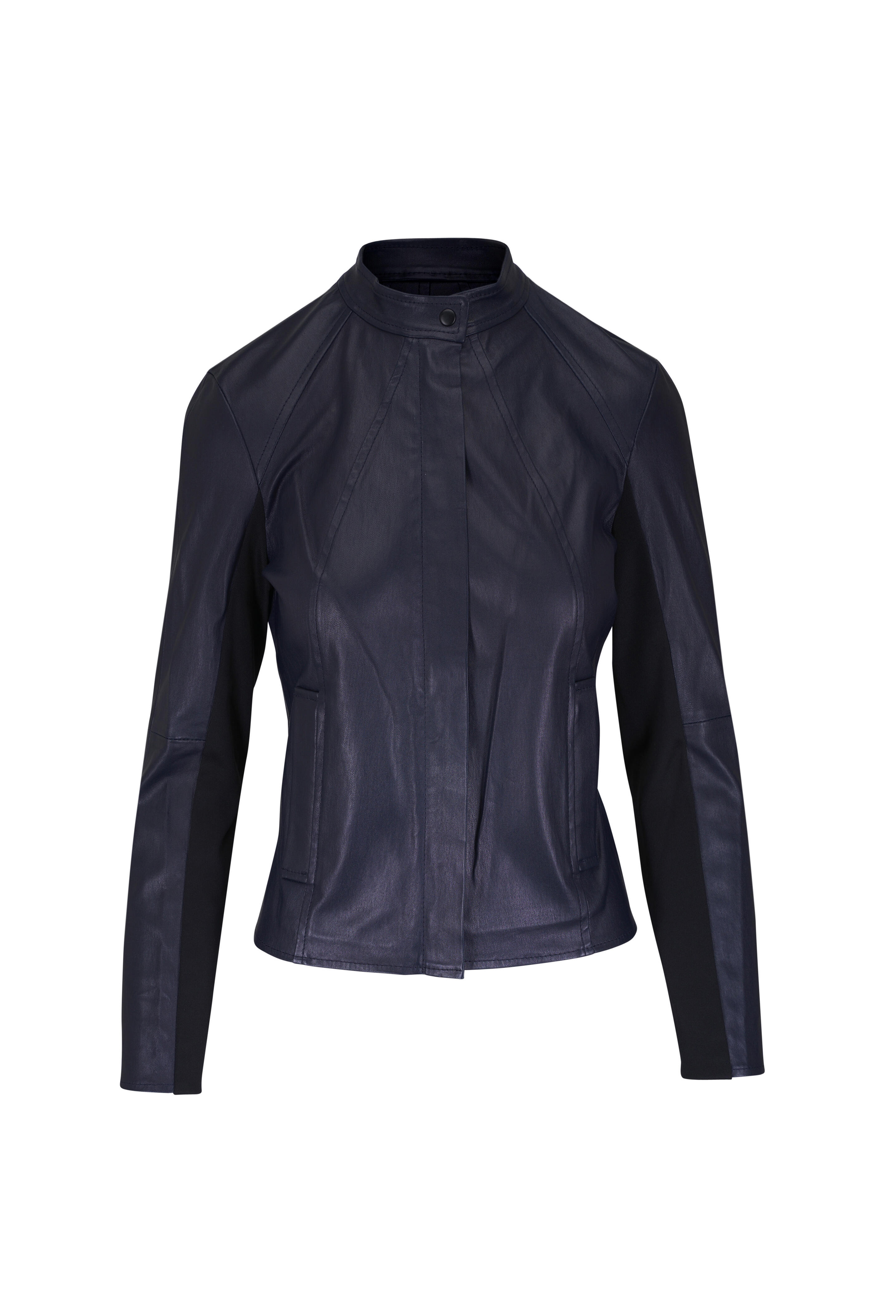 KZ_K Studio - Glove Navy Leather Jacket