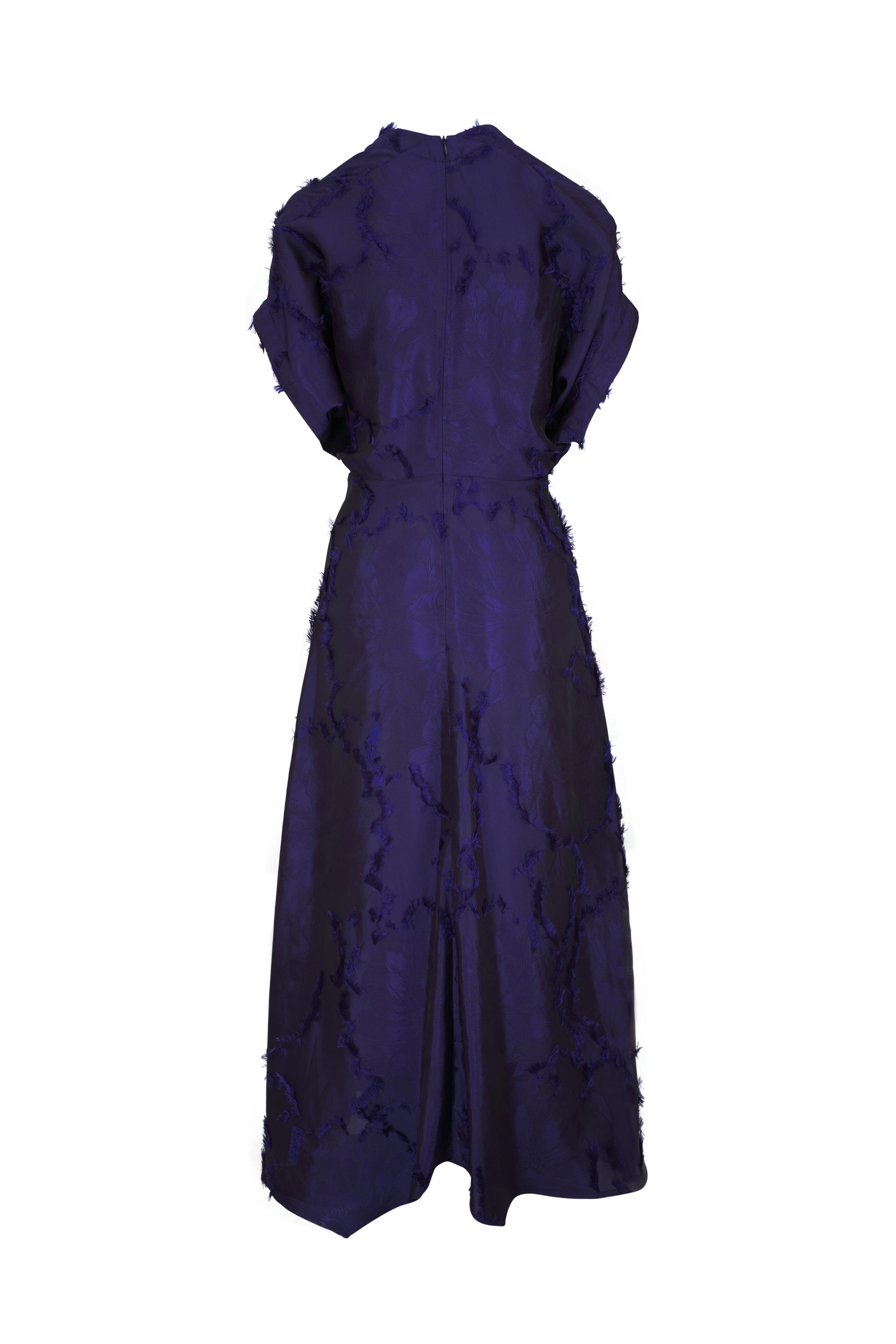 Zero + Maria Cornejo - Long Aki Wave Ink Midi Dress