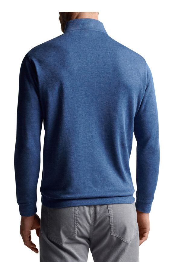 Peter Millar - Crown Nordic Blue Quarter Zip Pullover