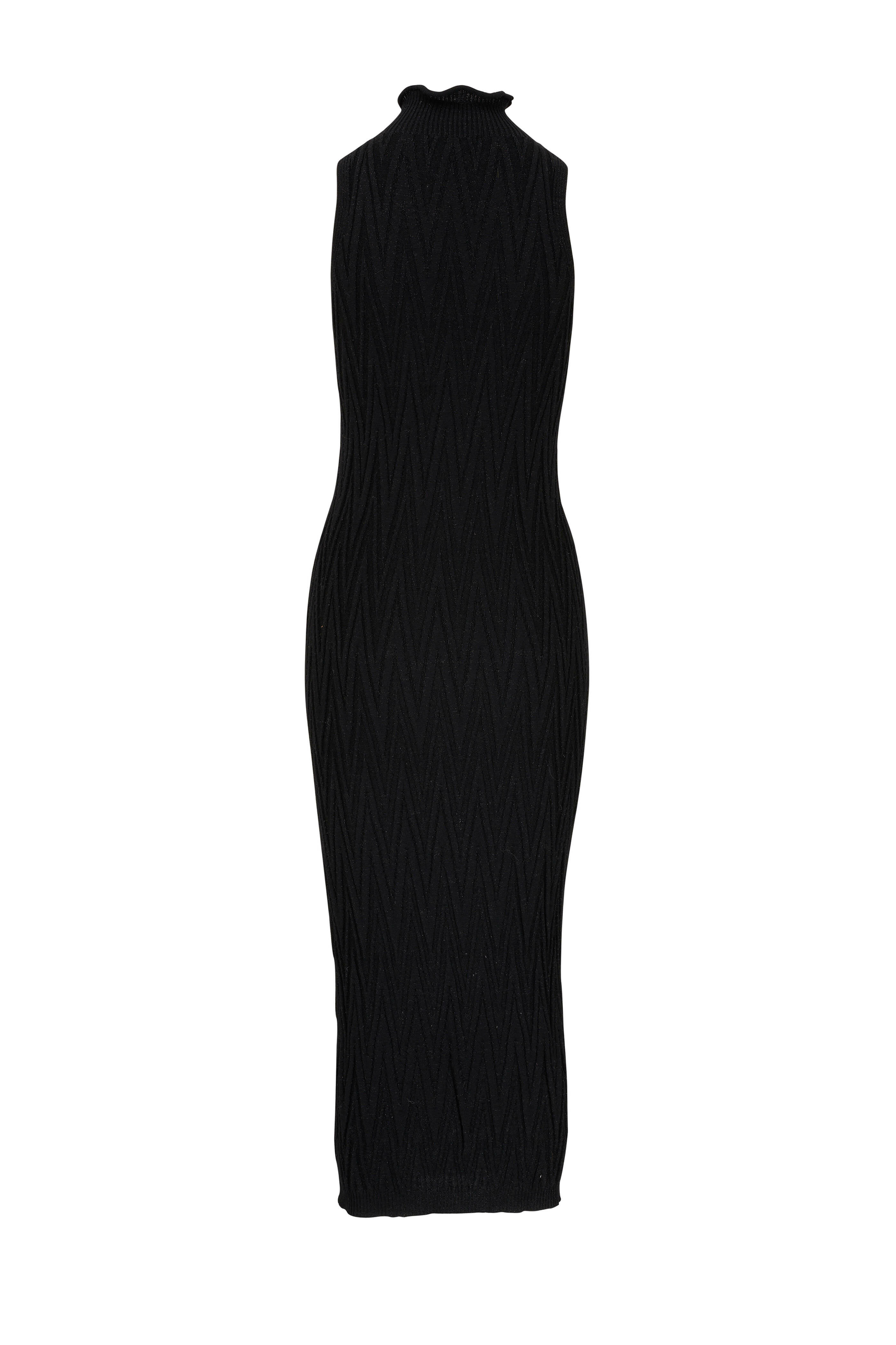 D.Exterior - Black Lurex Midi Dress | Mitchell Stores