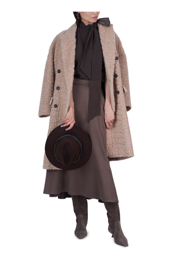Brunello Cucinelli Embroidered Paillette Overcoat - view 2