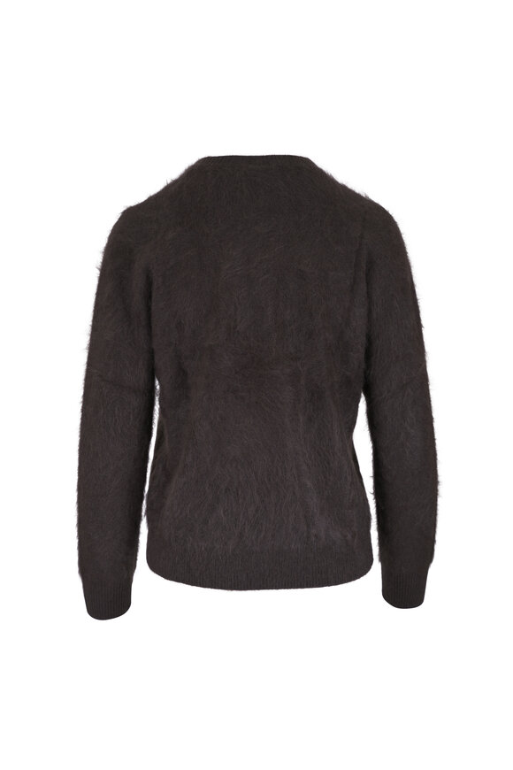 Lisa Yang Margy Dark Oak Cashmere Sweater - view 3