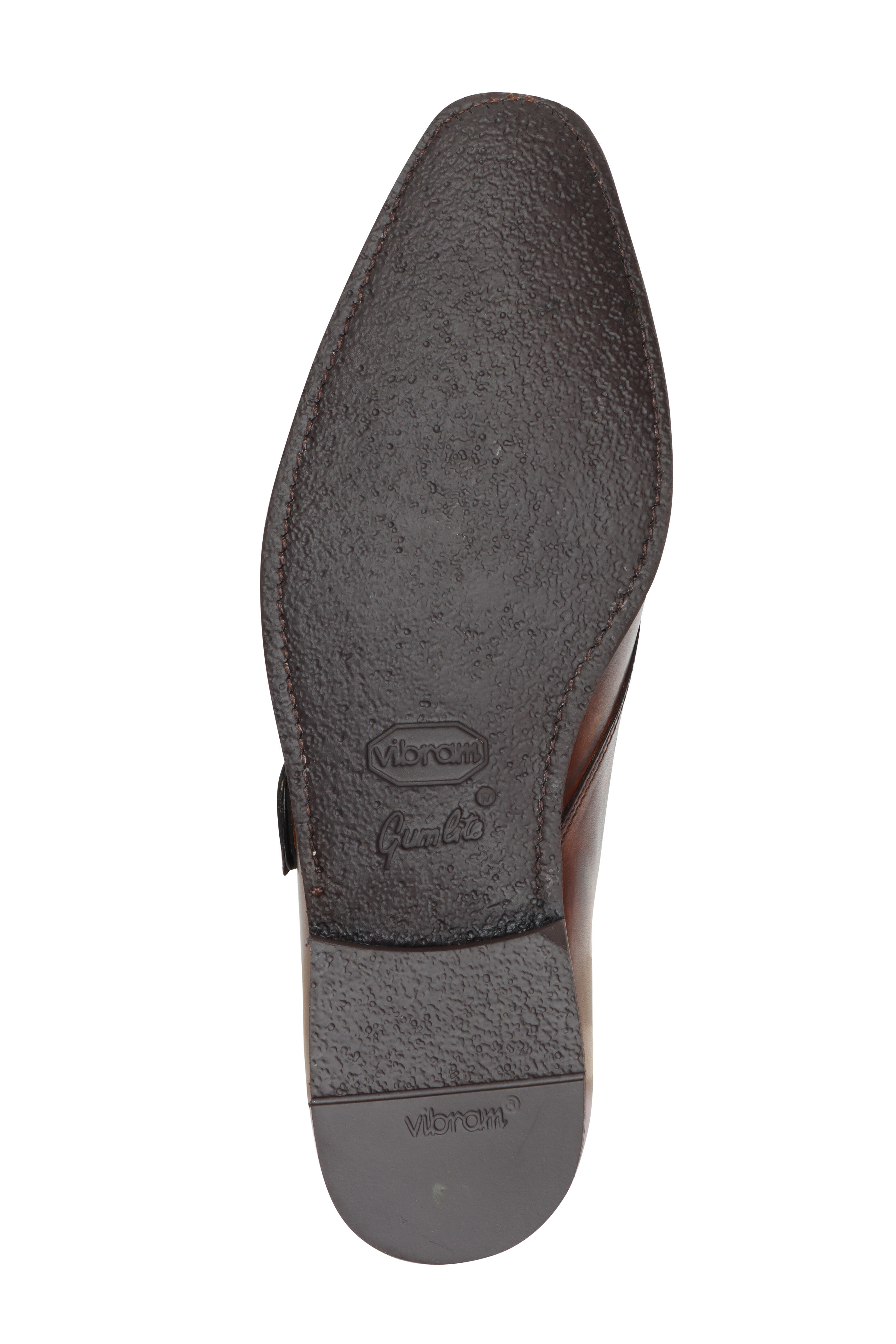 Bontoni - Gregorio Bruciato Brown Leather Monk Strap Dress