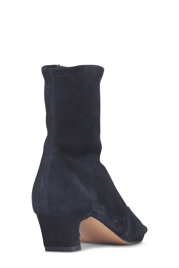 Khaite Nevada Midnight Stretch Suede Boot, 40mm - view 3
