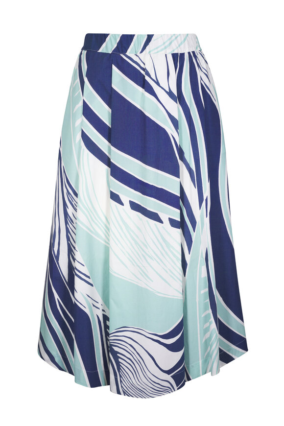 Antonelli Isneria Print Pleated Maxi Skirt