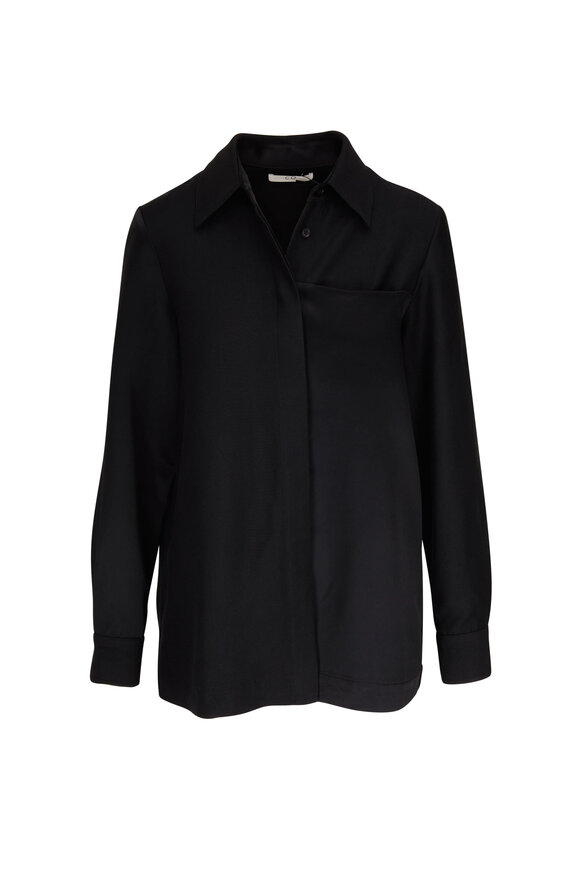 CO Collection - Black Contrast Button Down