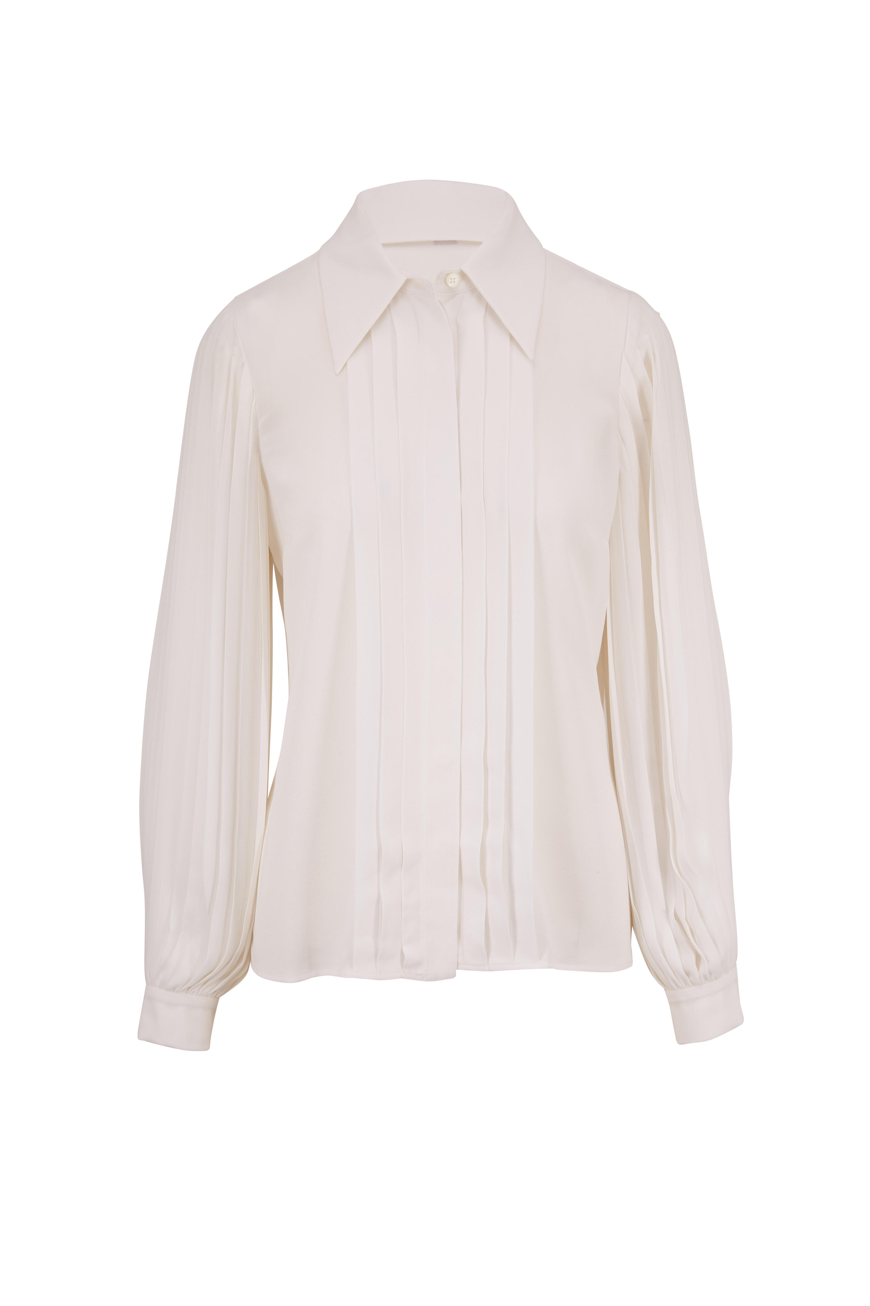 Michael kors cheap white silk blouse