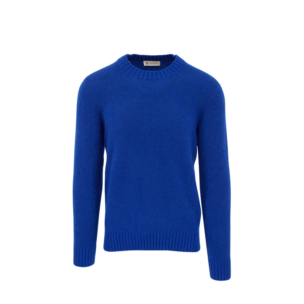Fratelli Piacenza - Royal Blue Souffle Cashmere Sweater