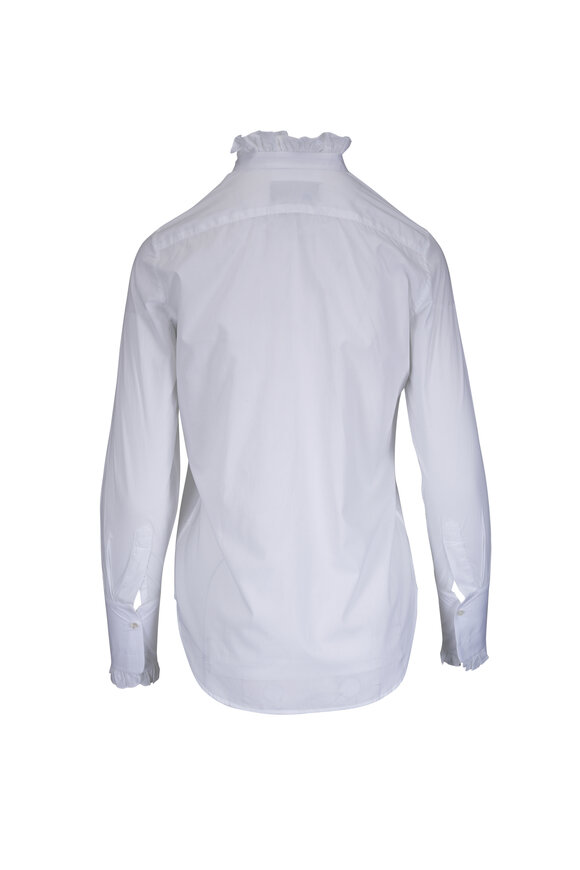 Nili Lotan Elio White Cotton Blouse - view 2