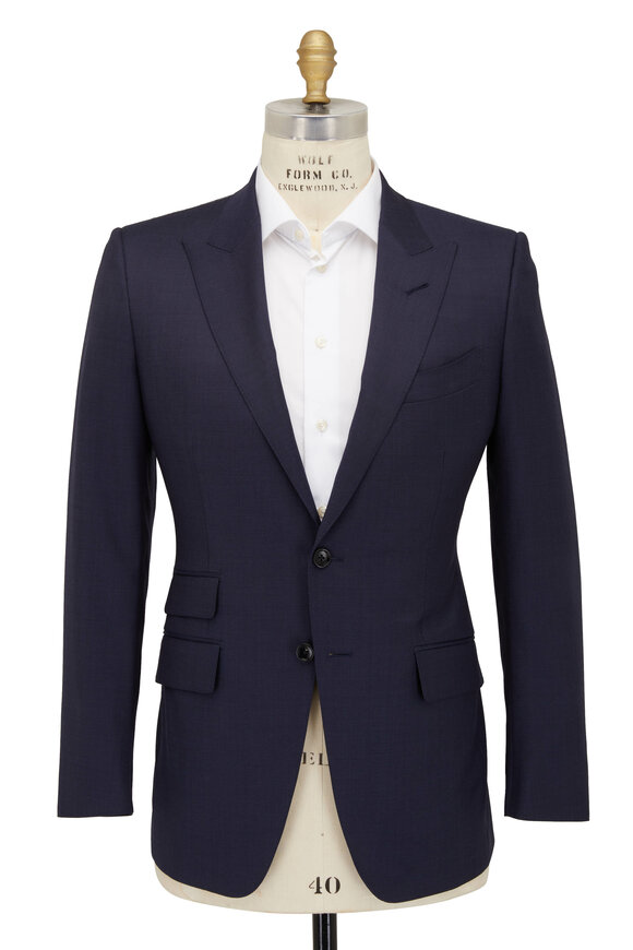 Tom Ford - O'Connor Navy Blue Wool Suit | Mitchell Stores