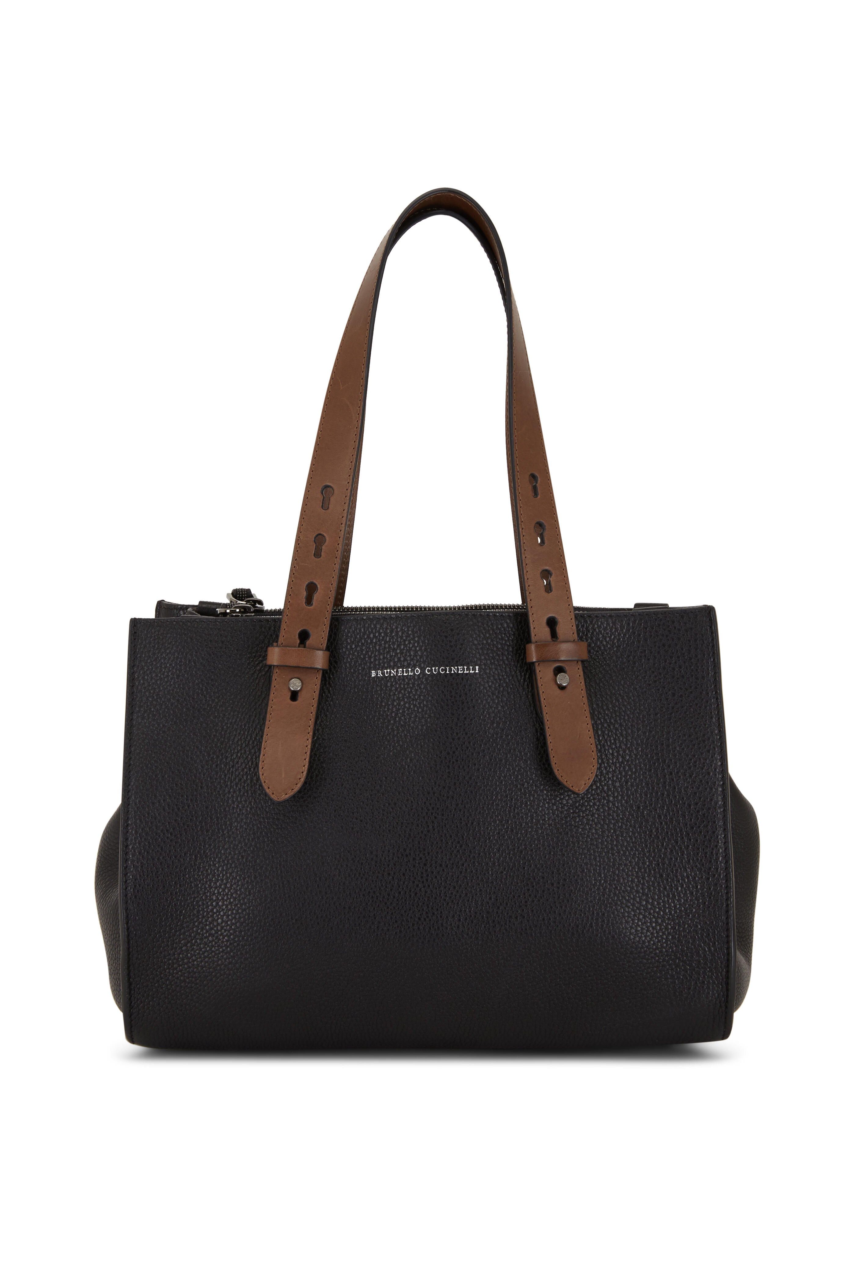 ショルダーバッグ・ポシェット BRUNELLO CUCINELLI Women Shoulder Bags MBHID2666LE C2657 GRE BRUNELLO CUCINELLI Bead-embellished leather shoulder bag