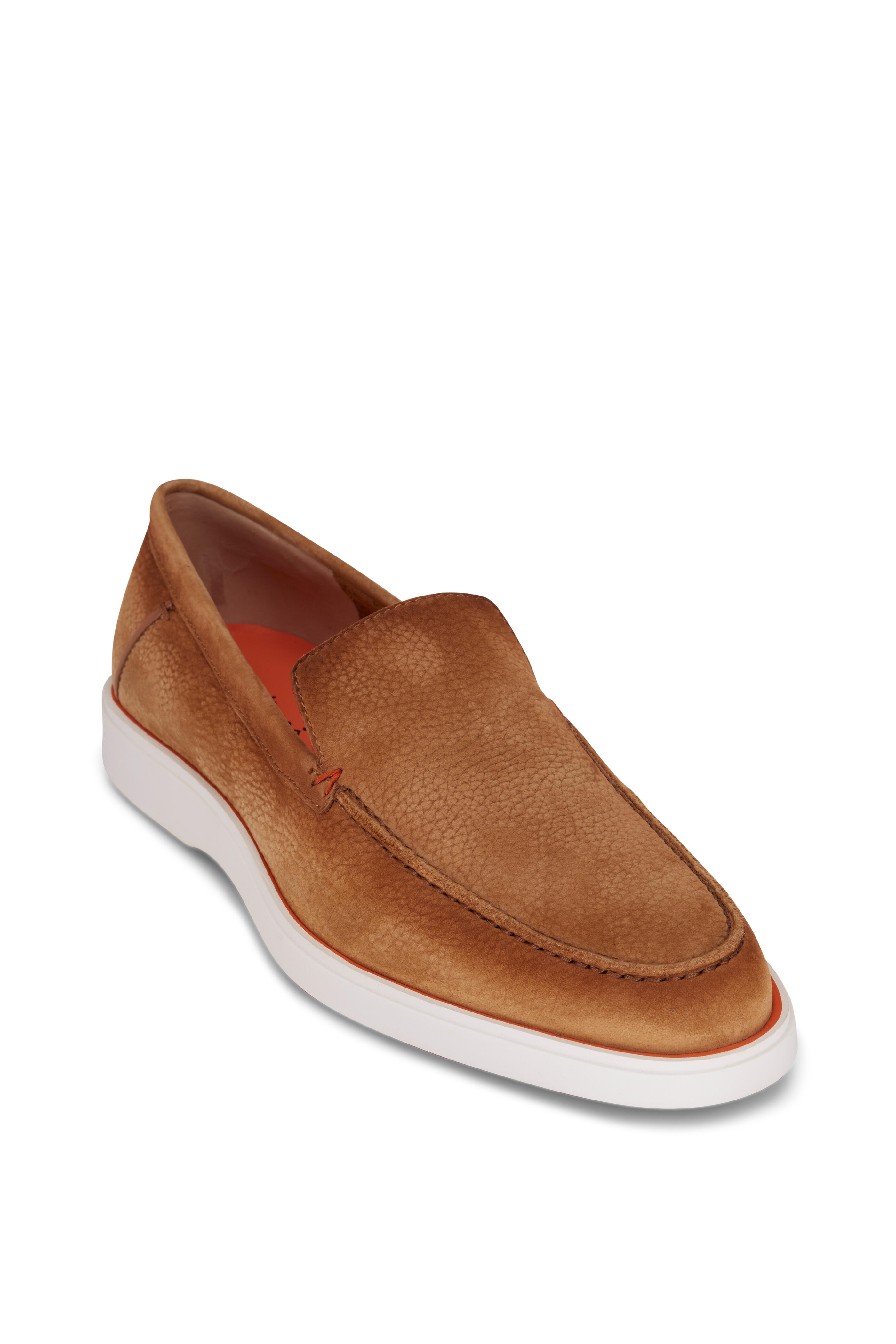 Santoni - Drain Suede Loafer | Mitchell Stores