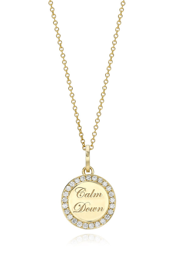 Dru Calm Down Pops Medallion Necklace