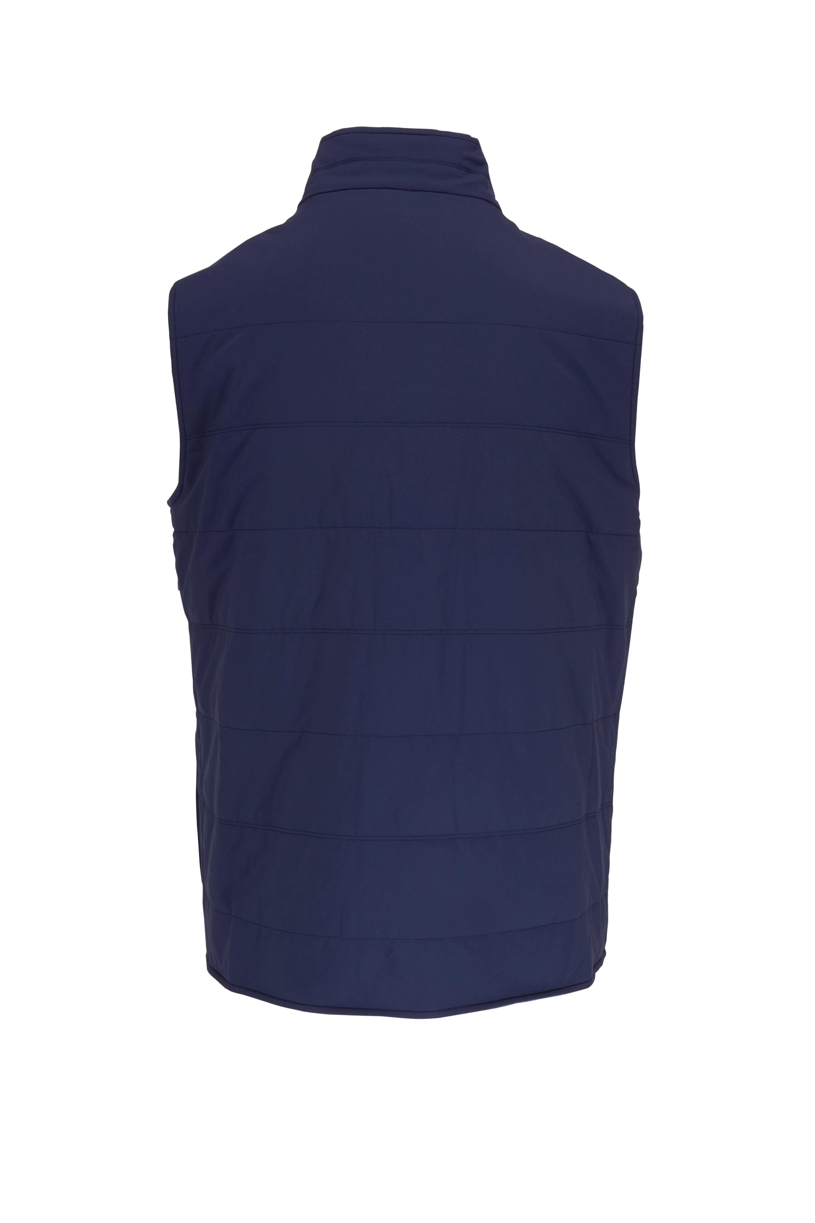 Peter Millar - Journeyman Blue & Navy Linen Reversible Vest
