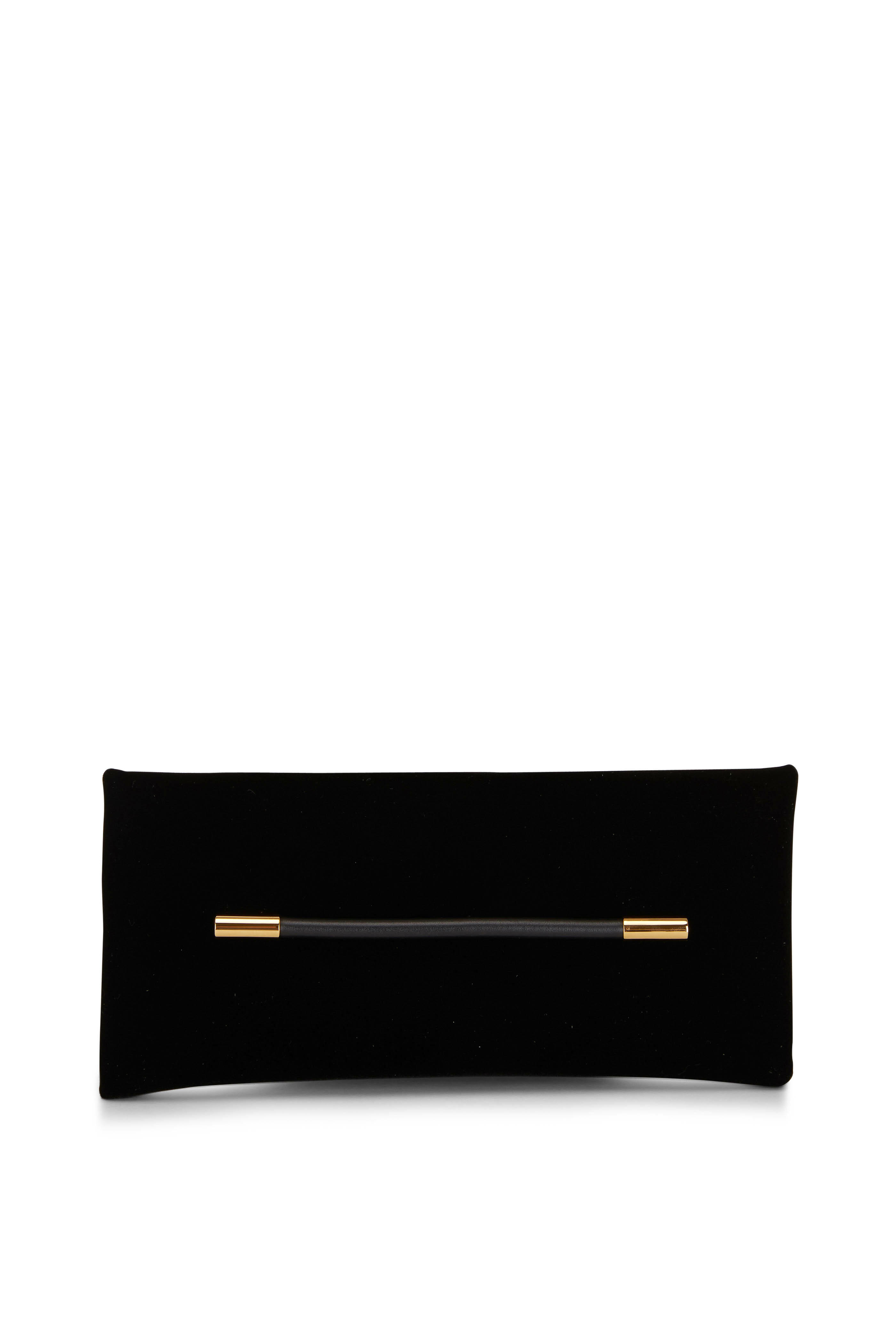 Tom Ford - Ava Black Velvet Evening Clutch