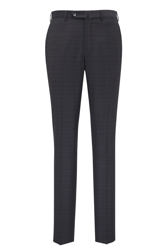 Isaia Gray Glen Plaid Wool Suit - view 6