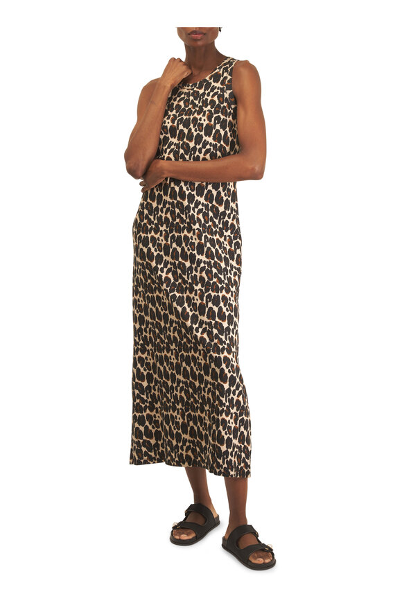 Leo Lin - Vanilla Hydrangea Print Bronte Mini Dress
