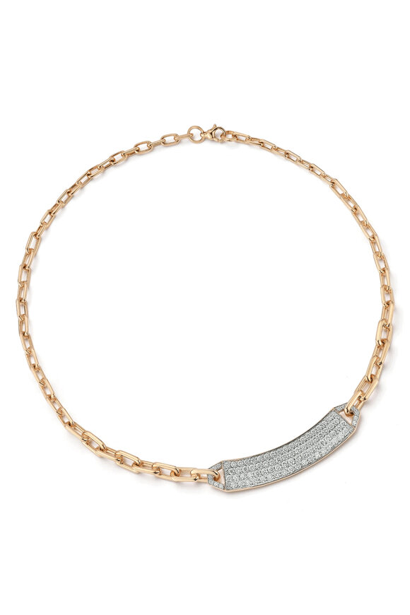 Walters Faith Carrington Diamond Bar Necklace