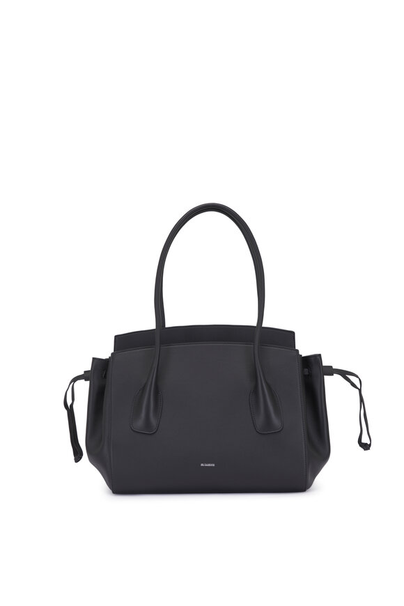 The Row - Allie Black Leather Shoulder Bag | Mitchell Stores
