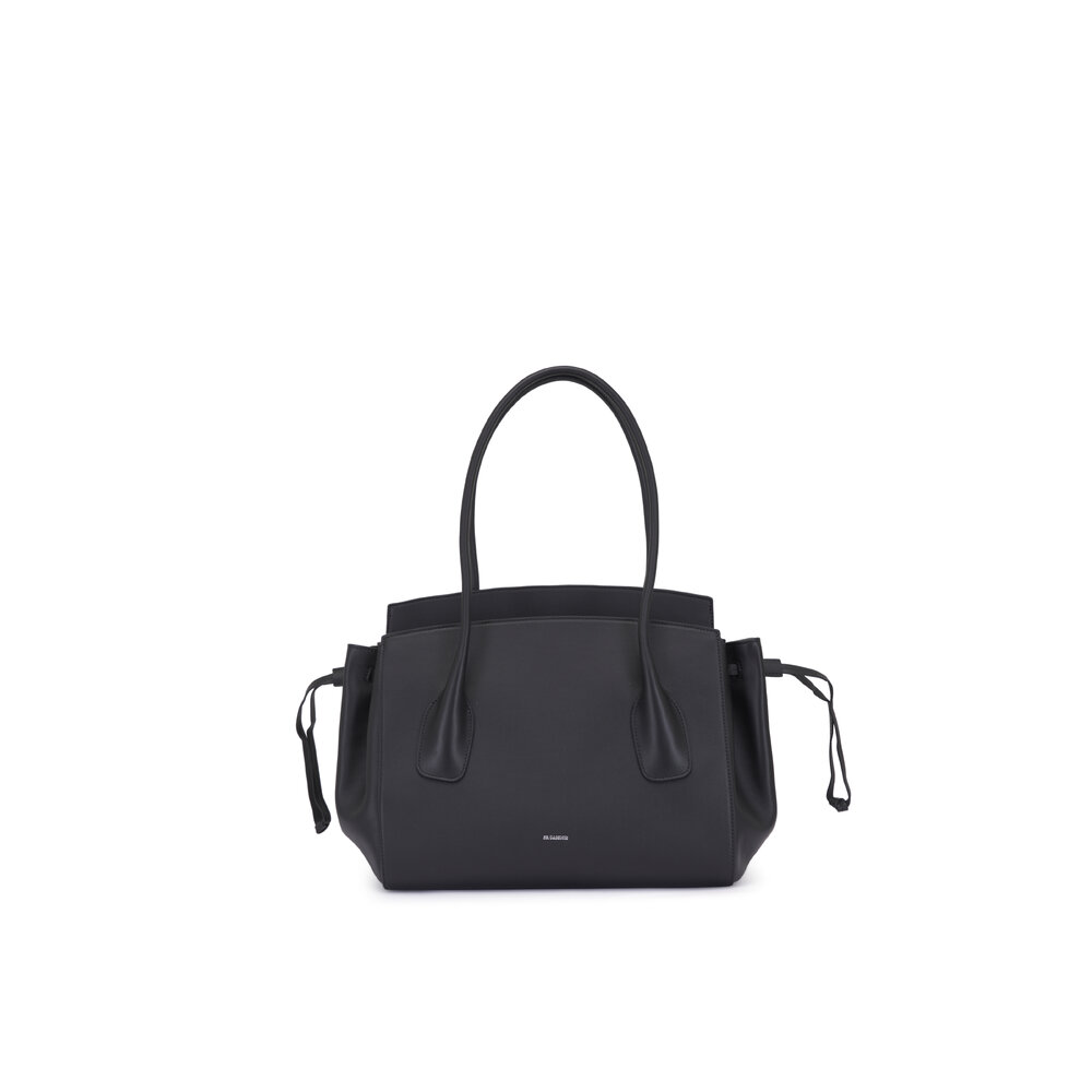 【関税＆送料込み】Jil Sander Small 'Voyage' Black Leather Voyage Small Woman | Jil Sander Official Online Store