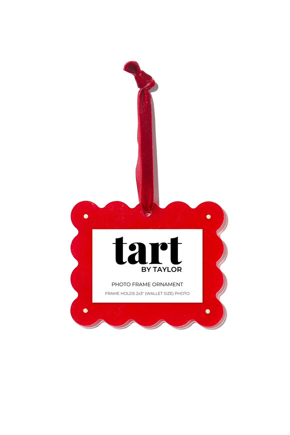 Tart By Taylor Red Frame Ornament