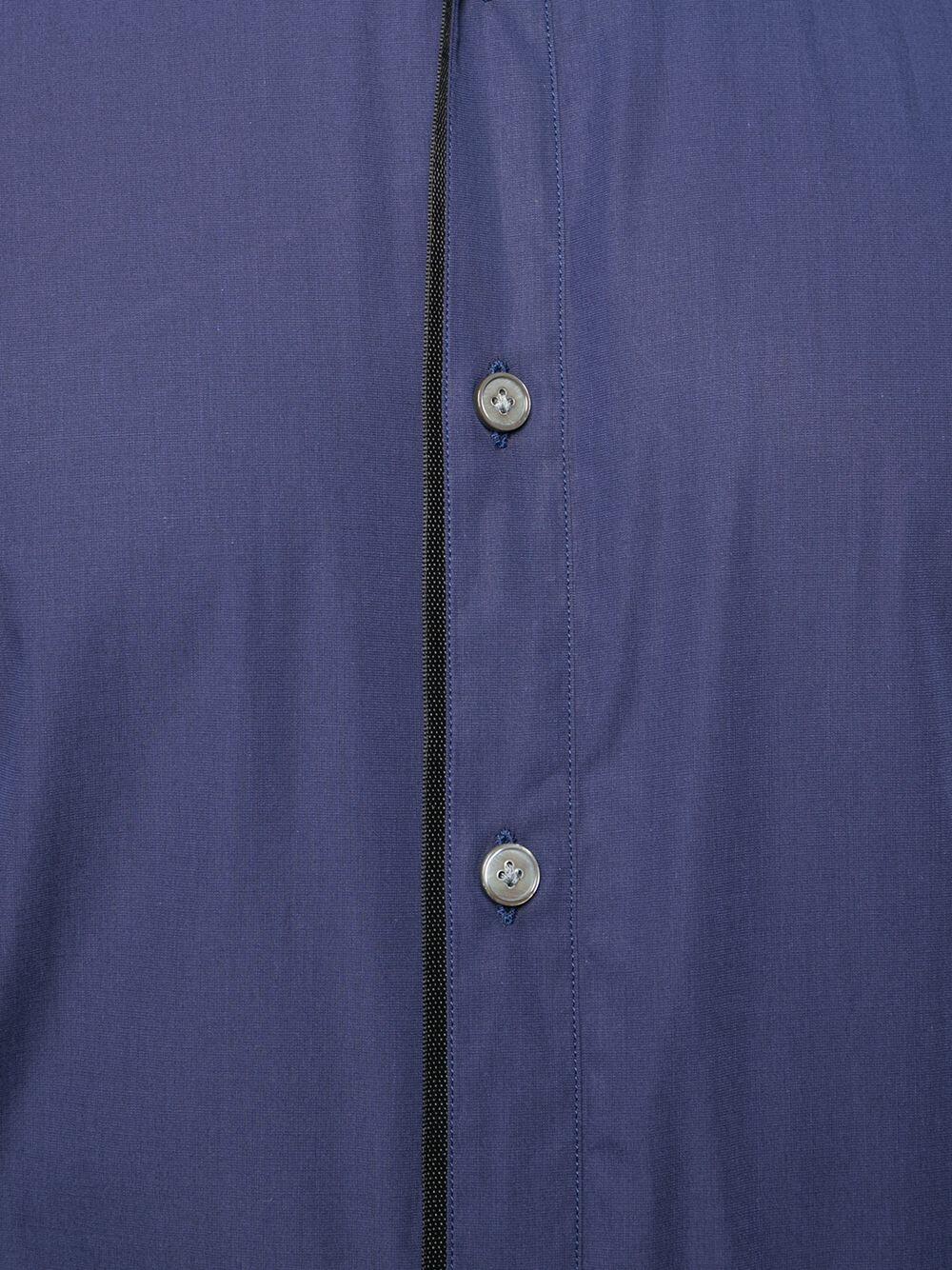 Lanvin - Ink Cotton Poplin Slim Fit Sport Shirt