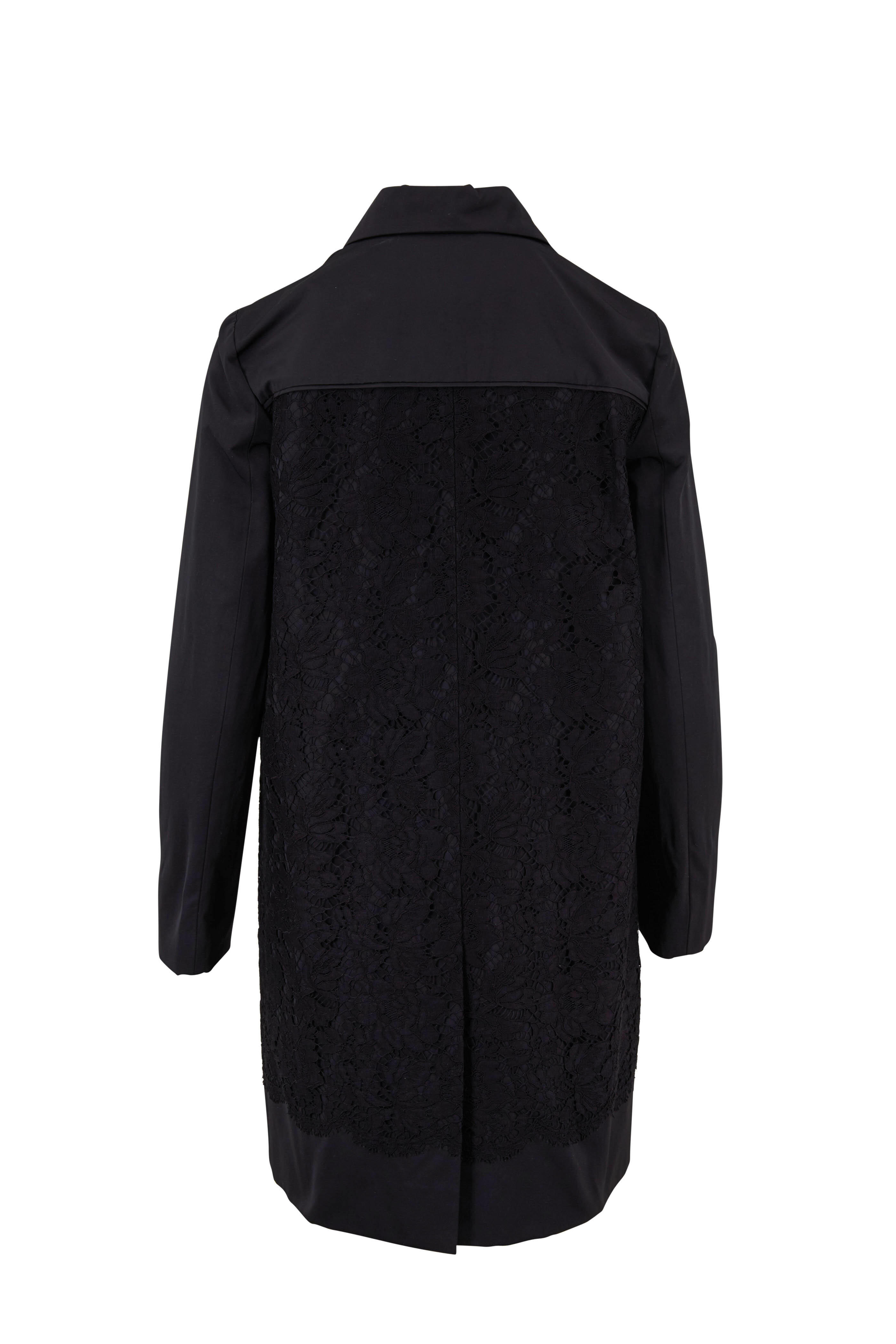 Burberry stud-embellished cashmere cape - Black