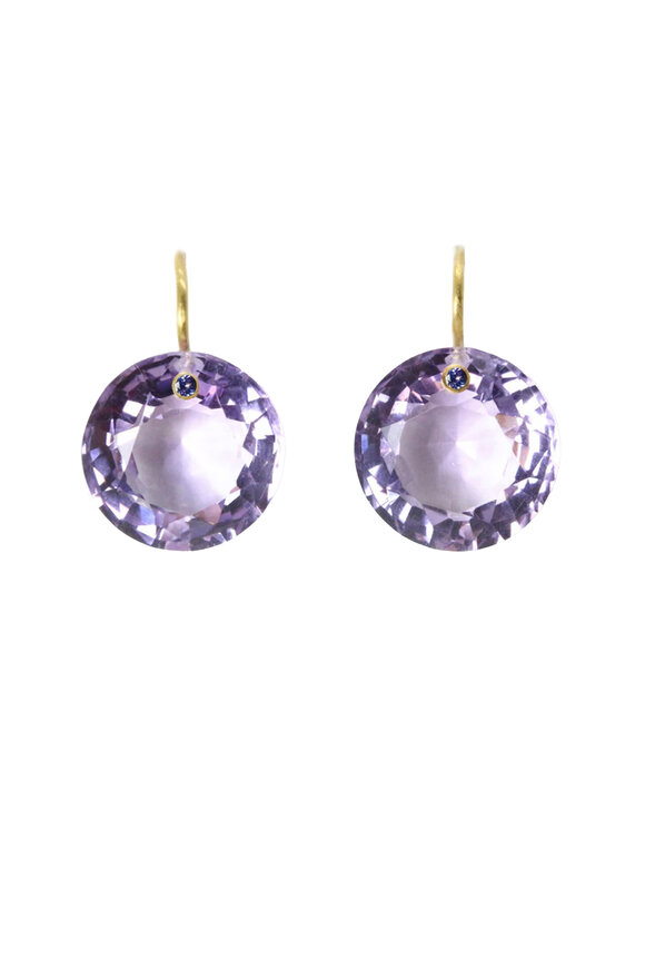 Marie-Hélène De Taillac Amethyst & Tanzanite Gem Earrings