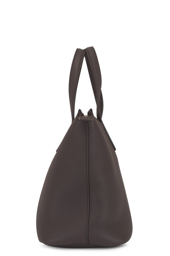 The Row Marcel Deep Brown Ans Top Handle Bag - view 3