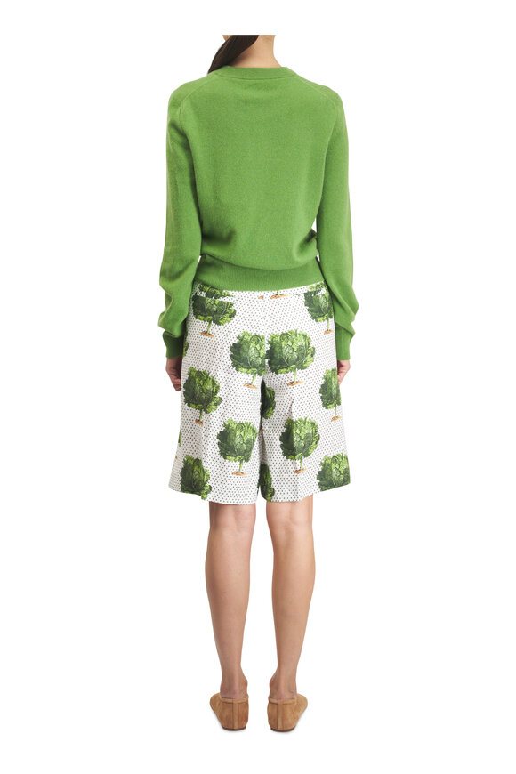Libertine Buzz Off Kiwi Green Shrunken Pullover Sweater - view 4