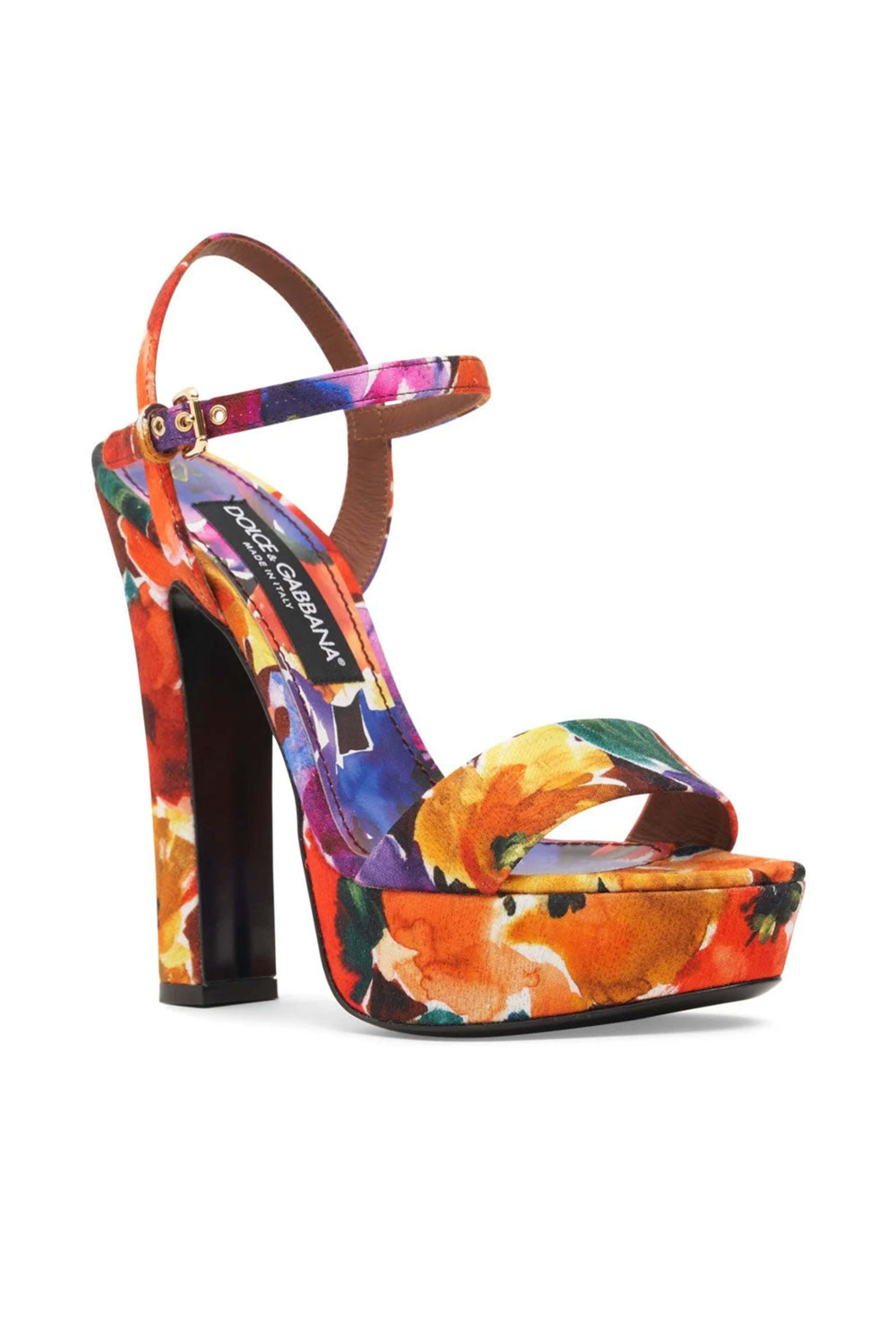 Dolce & Gabbana - Floral Platform Sandal