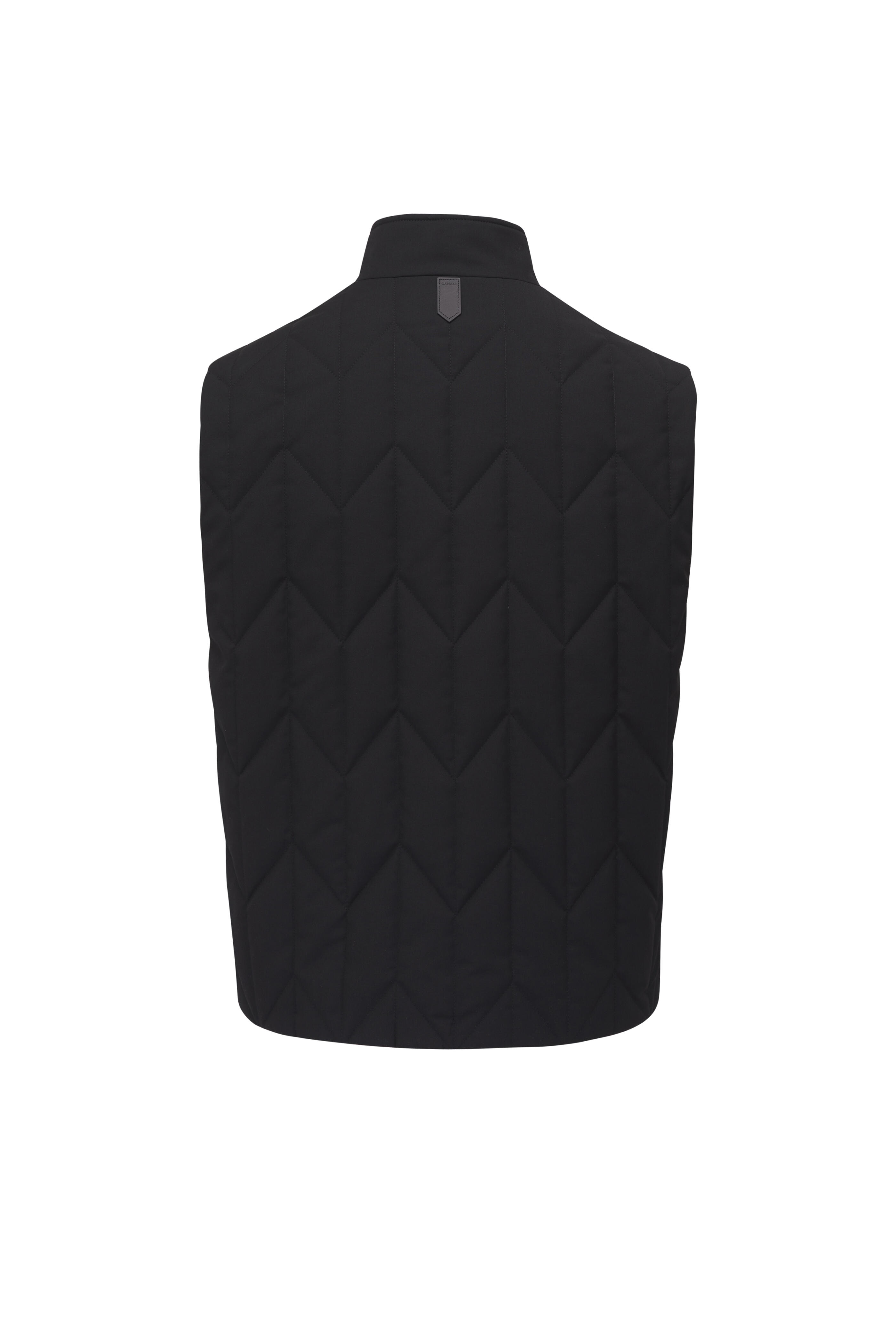 Canali - Black Quilted Vest