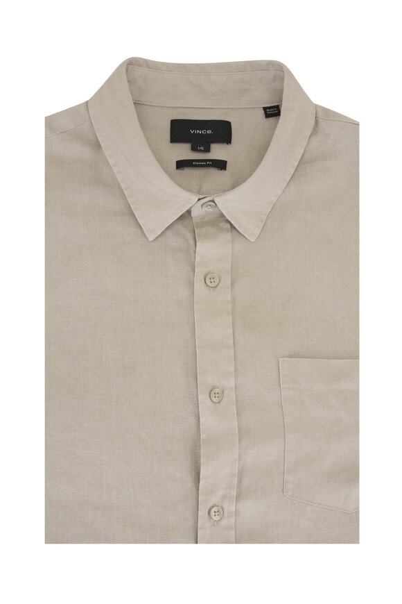 Vince Pumice Rock Linen Sport Shirt