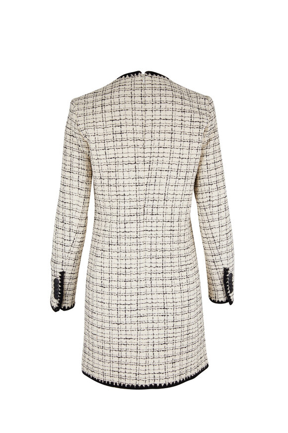 Veronica Beard - Palatine Black & White Tweed Dress