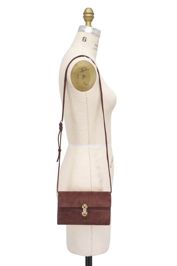 Savette Mini Symmetry Espresso Suede Bag - view 7