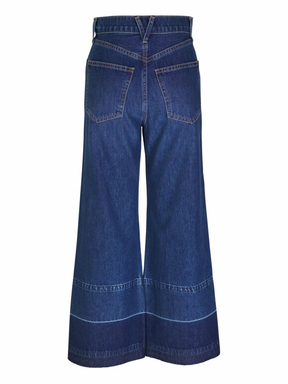 Veronica Beard - Taylor Bright Blue Released Hem Jean 