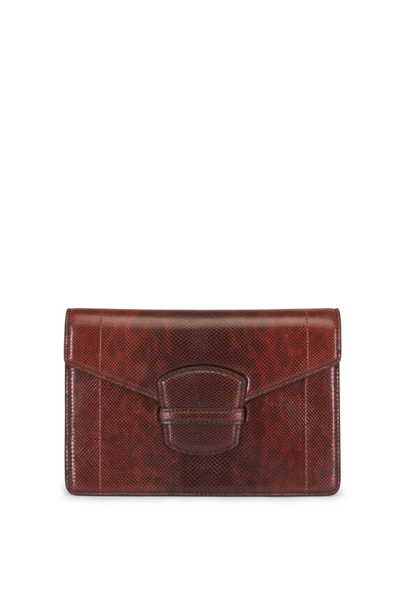 The Row Burnt Orange Karung Clutch - view 1